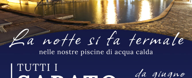 sabato sera alle terme di suio con degustazione di primi piatti