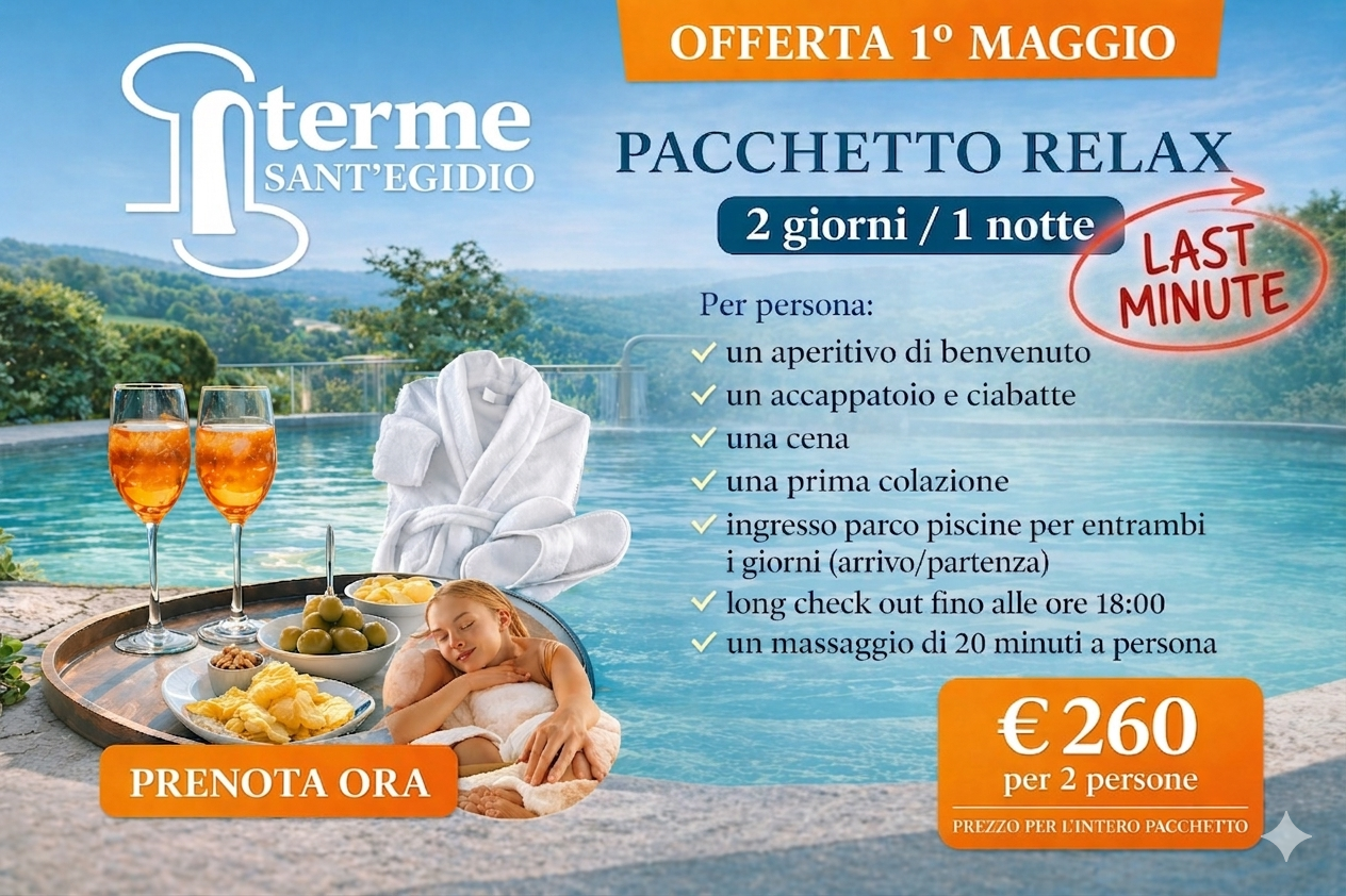 pacchetto relax 1 maggio 2026