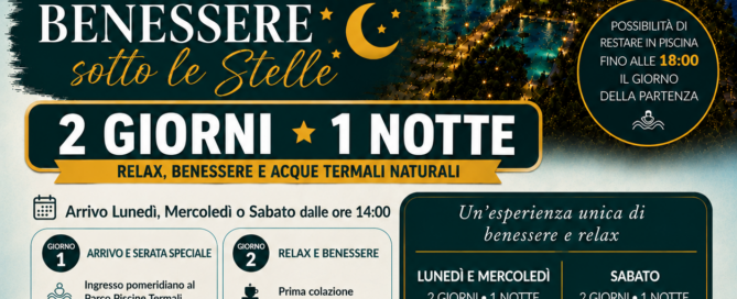 benessere sotto le stelle alle terme di suio castelforte