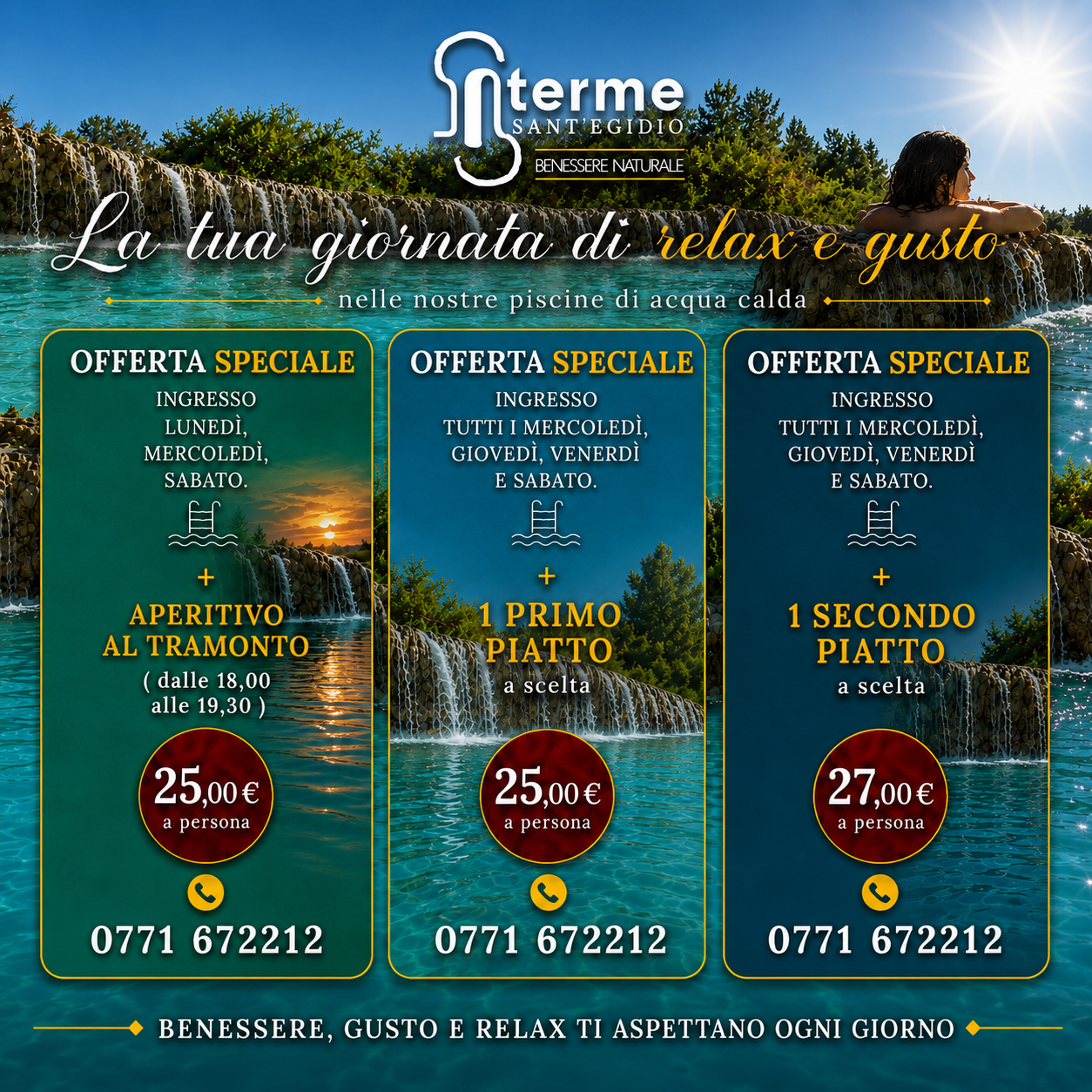offerte piscina e pasto
